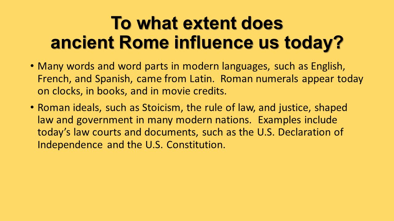 Rome and America – Comparing to the Ancient Roman Empire